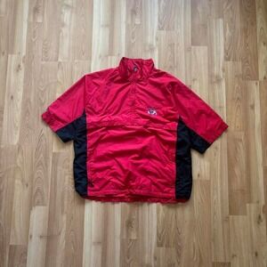 Vintage Y2K Fresno‎ State golf short sleeve windbreaker